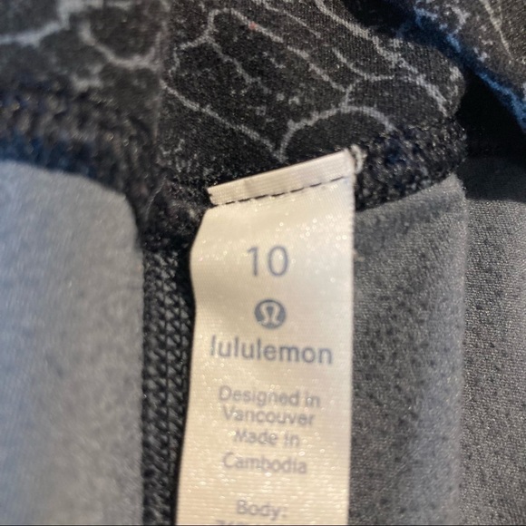 LULULEMON Sz 10 Align Pant II  Lacescape Dark Cast 7/8 Leggings - Picture 9 of 10